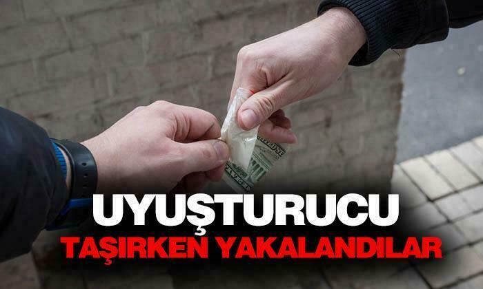 Afyonkarahisar’da uyuşturucu madde taşırken yakalandılar