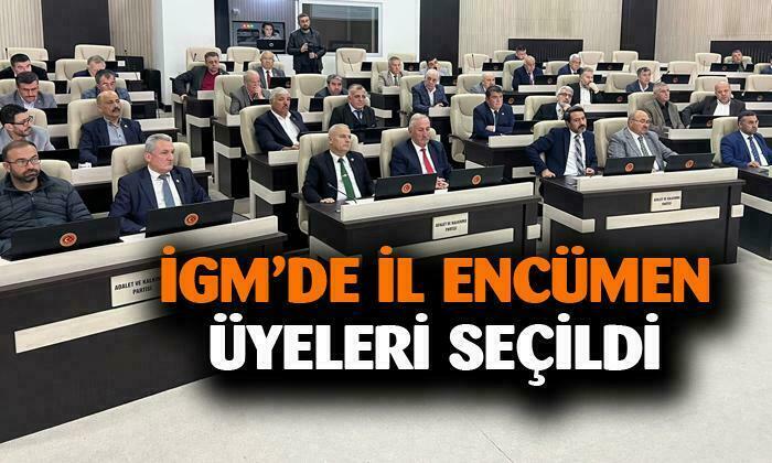 Afyonkarahisar İl Genel Meclisi’nde il encümen üyeleri seçildi