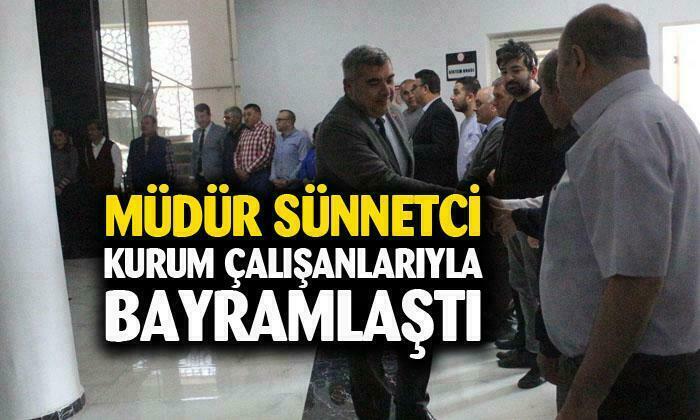 Afyonkarahisar’da İl Milli Eğitim Müdürlüğü’nde ilk mesai günü bayramlaşma