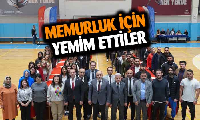 Afyonkarahisar’da memurluk için yemin ettiler