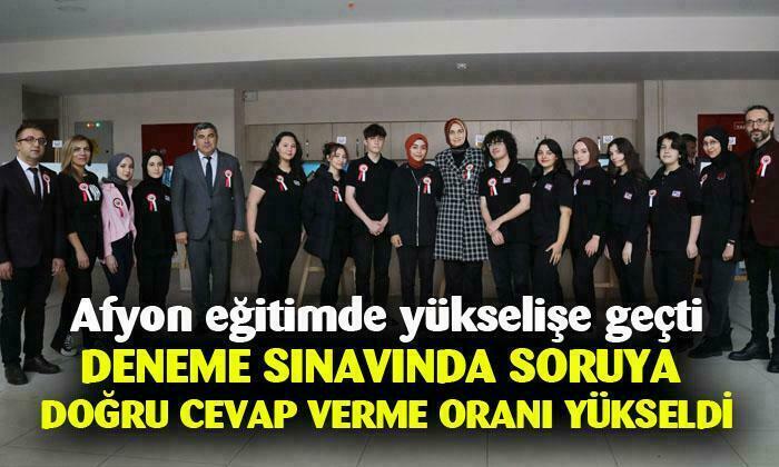 Afyonkarahisar eğitimde yükselişe geçti