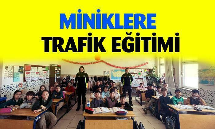 Afyonkarahisar’da İlkokul öğrencilerine trafik eğitimi
