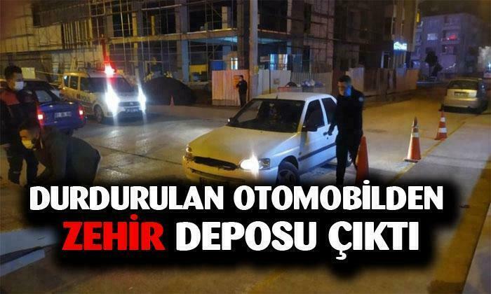 Afyonkarahisar’da durdurulan otomobilden eroin çıktı