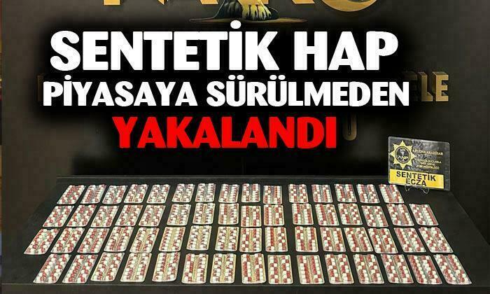 Afyonkarahisar’da sentetik hap yakalandı