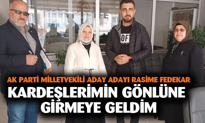 AK Parti Afyonkarahisar Milletvekili Rasime Fedekar saha çalışmalarını sürdürüyor