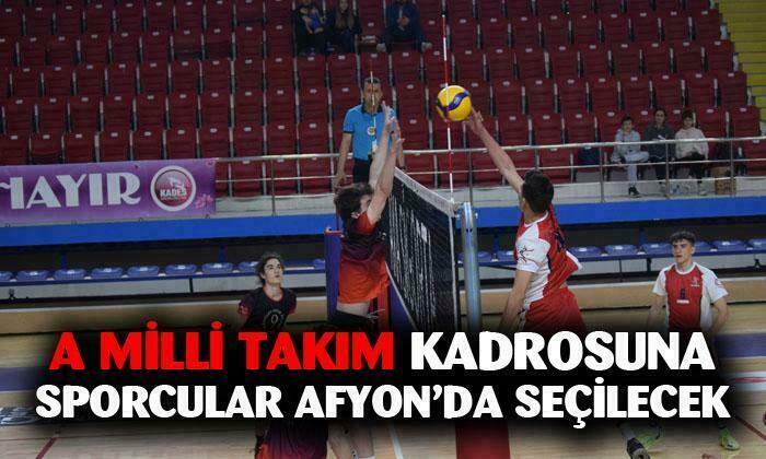 A Milli Takım kadrosuna sporcular Afyon’da seçilecek