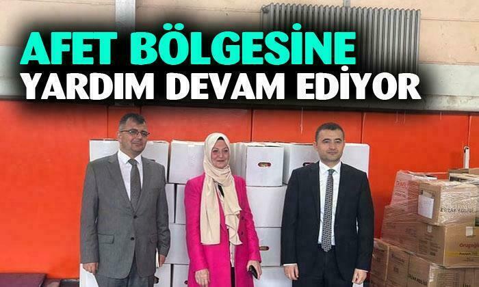 Afyonkarahisar’dan afet bölgesine yardım devam ediyor