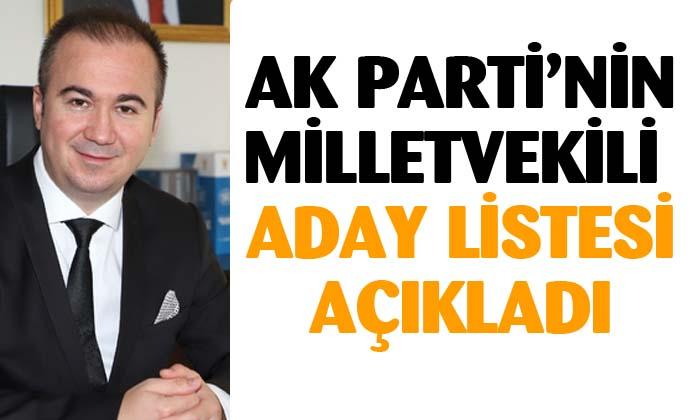 AK Parti Milletvekili adayları netleşti