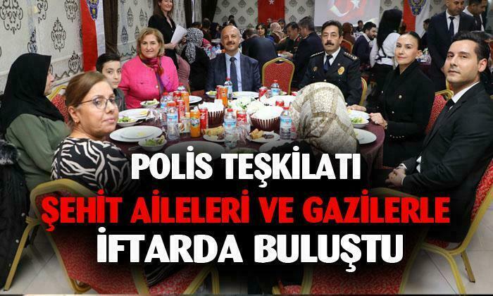 Afyonkarahisar Polis teşkilatı şehit aileleri ve gazilerle iftarda buluştu