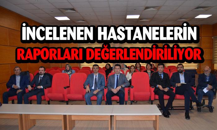 Afyonkarahisar’da incelenen hastanelerin raporları değerlendiriliyor