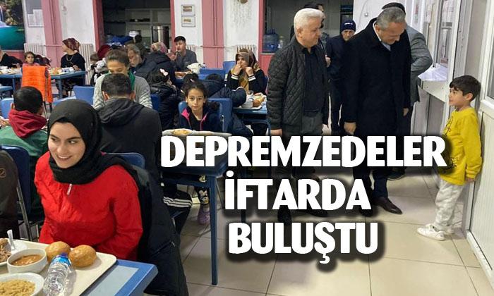 Afyonkarahisar depremzedeler İftarda buluştu