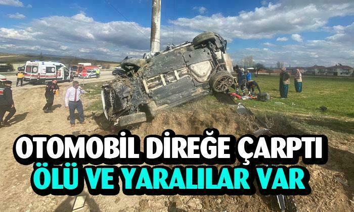 Afyonkarahisar Sinanpaşa’da kaza 1 öldü, 3 yaralı