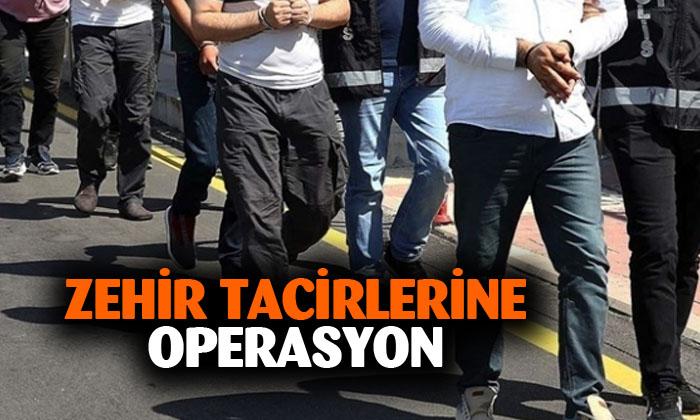 Afyonkarahisar’da uyuşturucu tacirlerine yönelik operasyonda