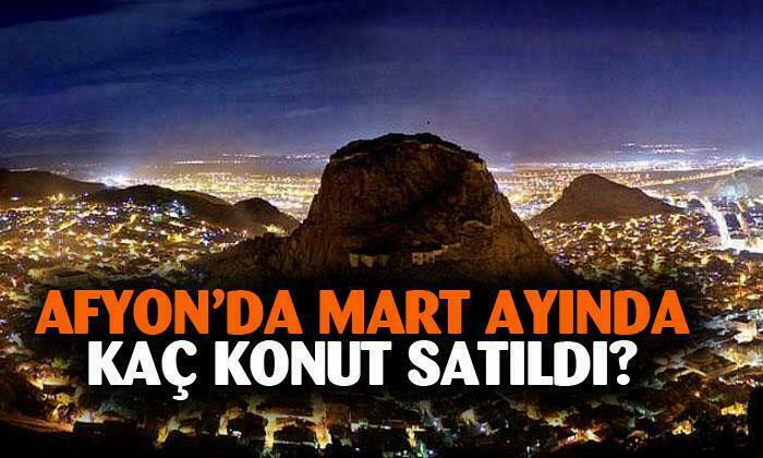 Afyonkarahisar’da Mart ayında kaç konut satıldı?