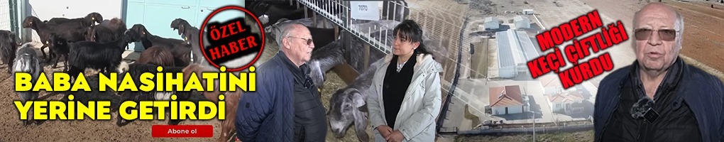 Afyonkarahisar’da modern keçi çiftliği
