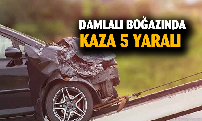 Afyonkarahisar Sandıklı yolunda kaza 5 yaralı