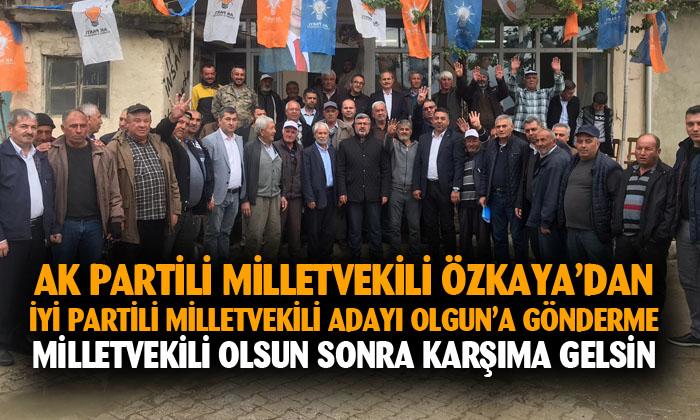 AK Parti Afyonkarahisar Milletvekili Ali Özkaya’dan Hakan Şeref Olgun’a gönderme;  “Önce milletvekili ol sonra karşıma gel”