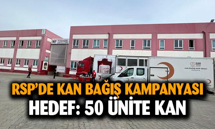 Afyonkarahisar RSP’de kan bağış kampyası