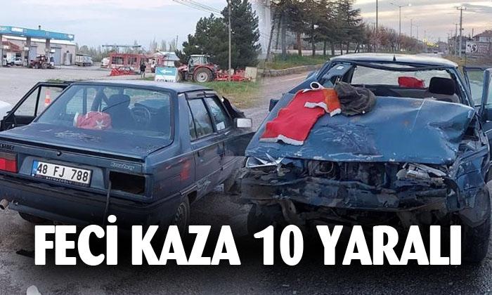 Afyonkarahisar’da kaza; 10 yaralı