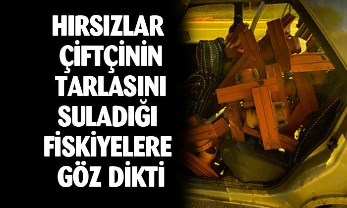 Afyonkarahisar’da hırsızlar su fiskiyesini çaldı 