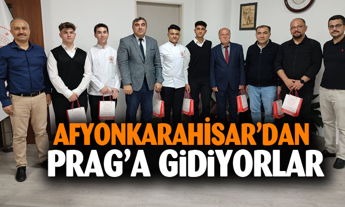 Afyonkarahisar’dan Prag’a gidiyorlar