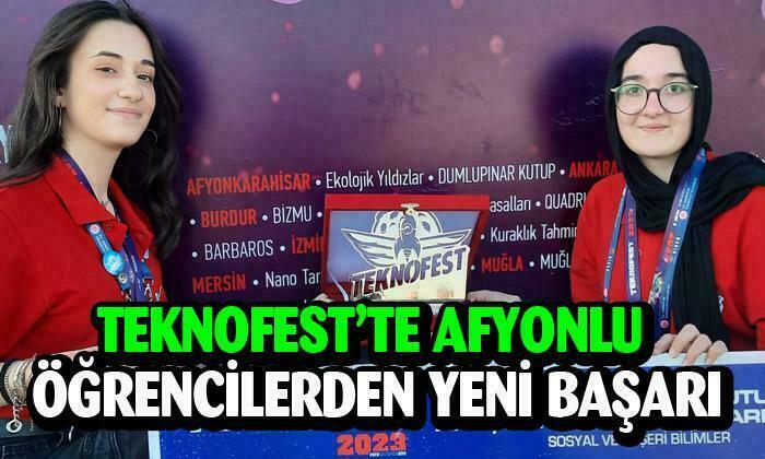 Afyonkarahisar öğrencilerden TEKNOFEST’te yeni başarı