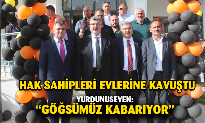TOKİ ANAHTAR TESLİMİ YAPILDI