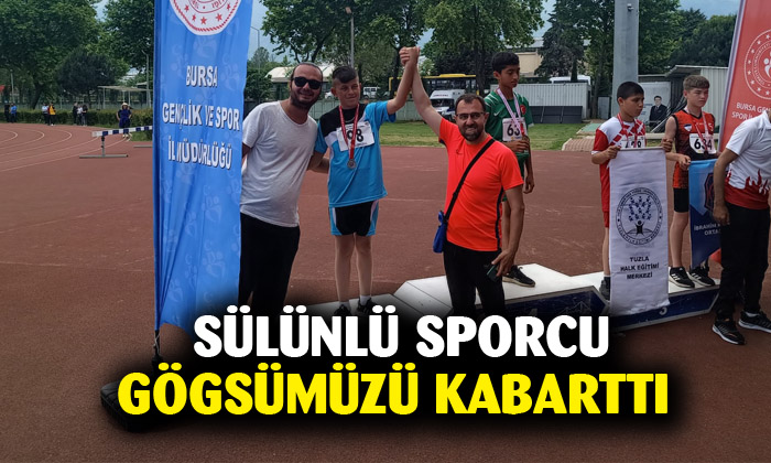 Sülünlü sporcu göğsümüzü kabarttı
