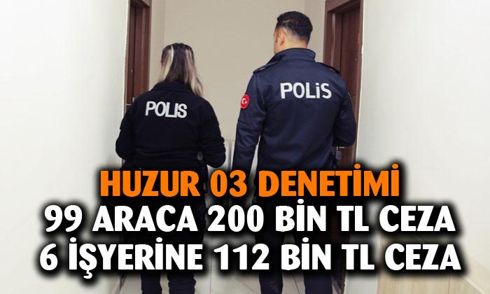 Afyon’da asayiş ‘Huzur-03’ ile sağlanıyor