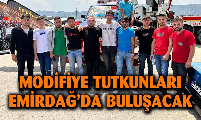 Modifiye tutkunları Emirdağ’da buluşacak