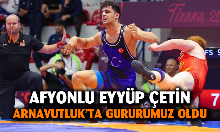 Eyyüp Çetin Avrupa Güreş Şampiyonasında ikinci oldu