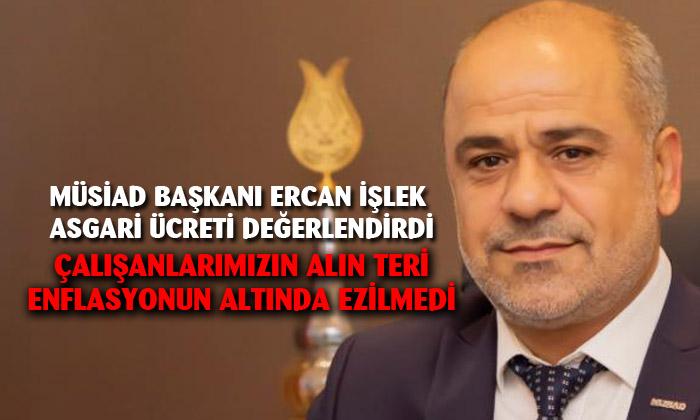 Başkan İşlek, asgari ücret zammını değerlendirdi