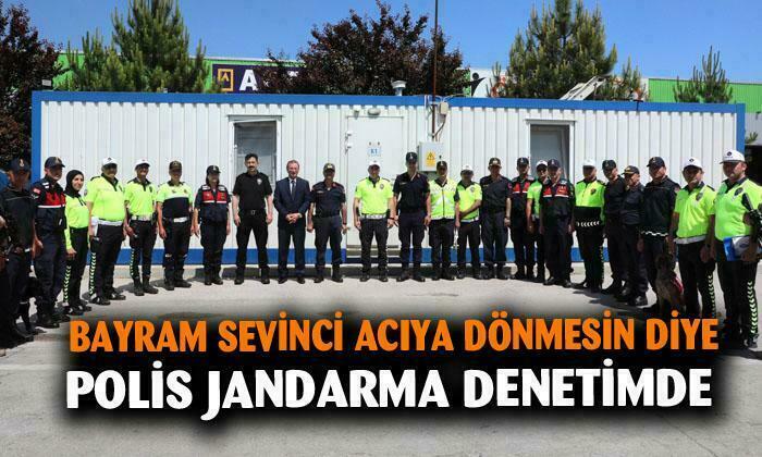 Afyonkarahisar’da kurban öncesi yol denetimi