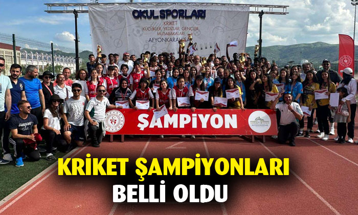 Kriket Gençler Türkiye Şampiyonası sona erdi
