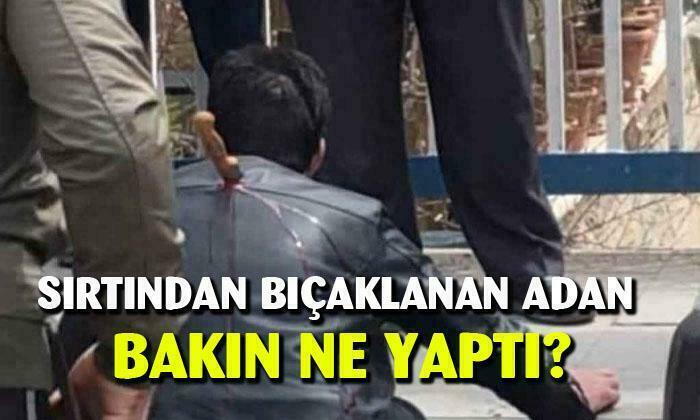 Afyon’da sırtından bıçaklanan adam bakın ne yaptı?