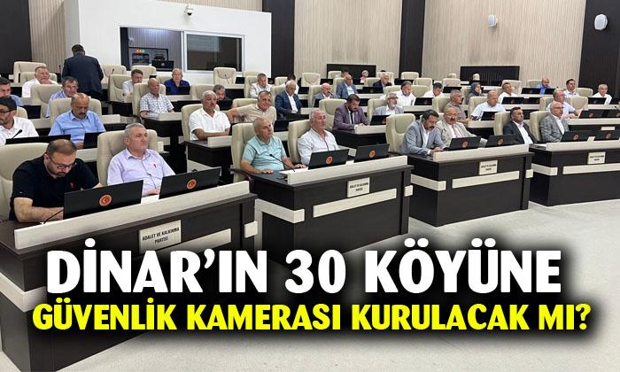 İGM- Dinar’ın 30 köyüne güvenlik kamerası kurulacak mı?