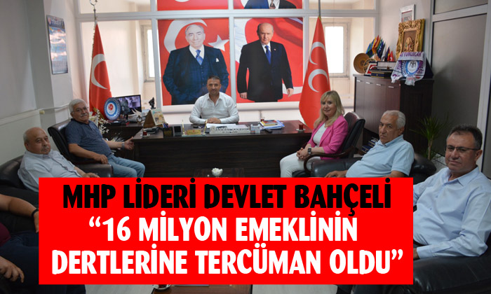Afyonkarahisar Emekliler Derneği’nden MHP Lideri Bahçeli’ye teşekkür