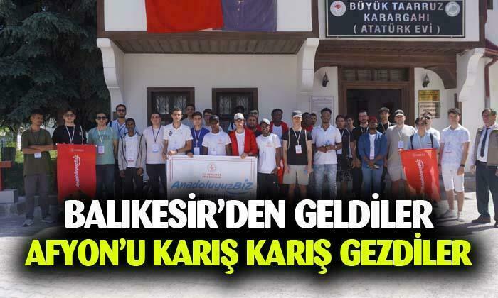 Afyonkarahisar’ı karış karış gezdiler