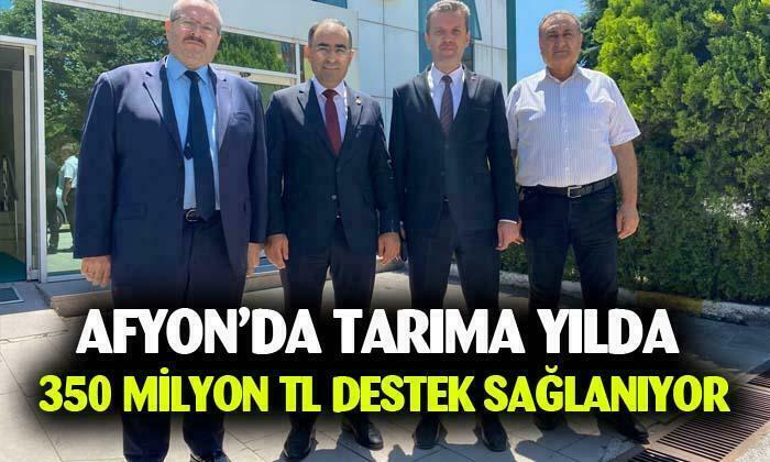 “Tarım ve Orman Bakanlığı ile Afyon için  Sıkı bir çalışma planı yapıyoruz”