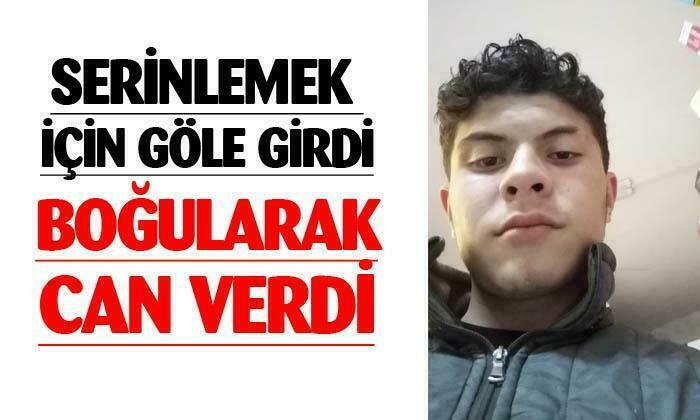 Afyonkarahisar’da genç serinlemek için göle girdi boğularak can verdi