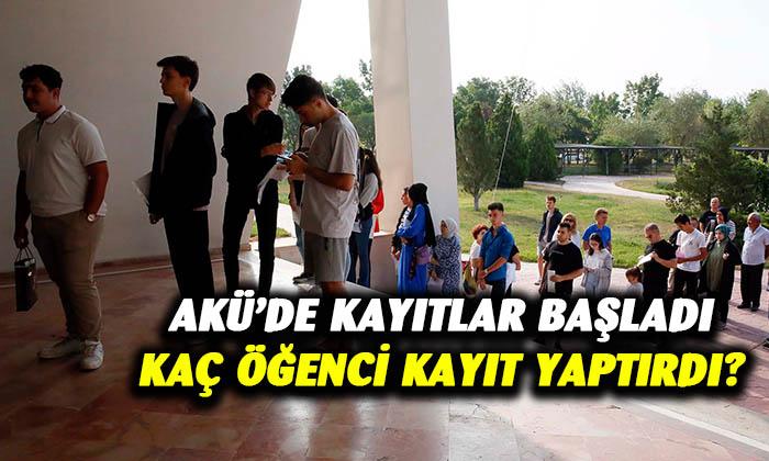 AKÜ’ye Yerleşen 7 bin 73 Öğrencinin Kayıtları Başladı