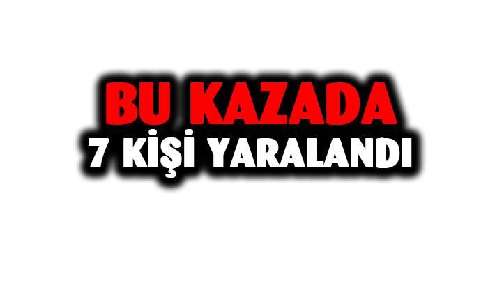 Afyon’da kaza: 7 kişi yaralandı