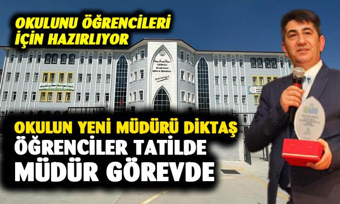 Sevilen Müdür Murat Diktaş, göreve hızlı başladı