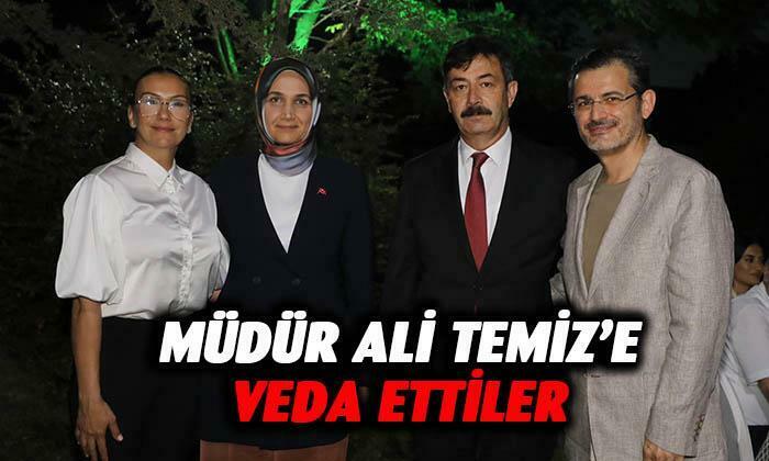 Emniyet Müdürü Ali Temiz için veda gecesi