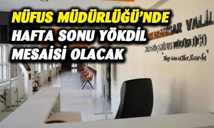 Nüfus müdürlüğü hafta sonu YÖKDİL sınavı mesaisi yapacak