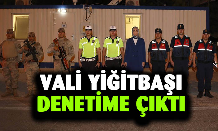 Vali Yiğitbaşı, denetime çıktı
