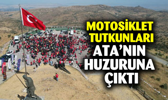 Motosiklet tutkunları ATA’nın huzuruna çıktı