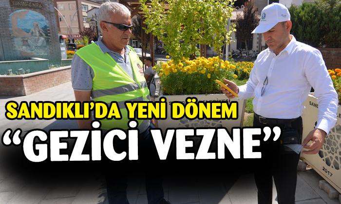 Sandıklı’da Ödemeleri Gezici Vezne Alıyor