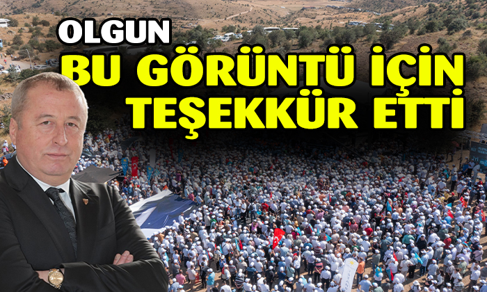 Olgun Teşekkür Etti