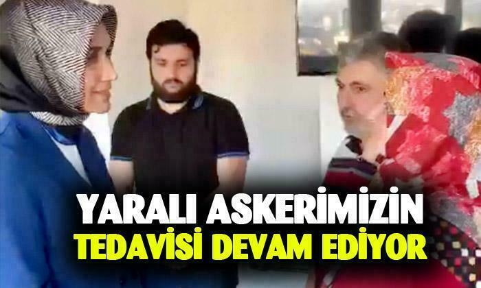 Vali Yiğitbaşı’dan yaralı askere geçmiş olsun ziyareti